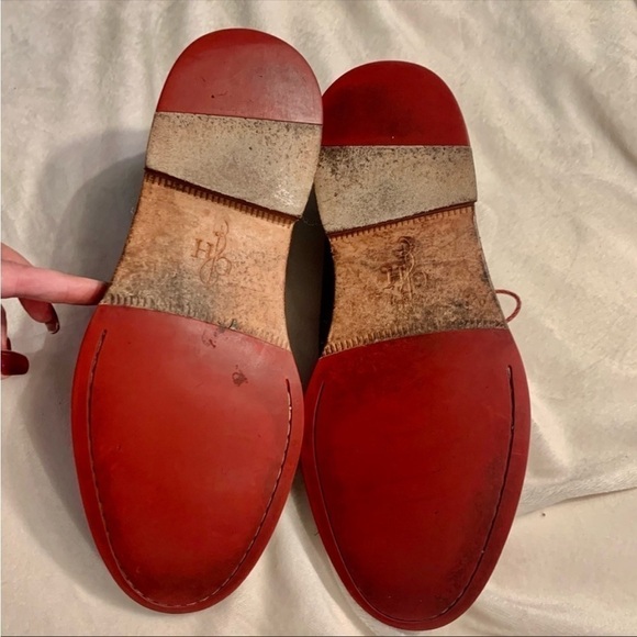 Cole Haan Dress Shoes Men Sz 8.5 Suede Leather Brown Suede Leather Lace-Up main image 9